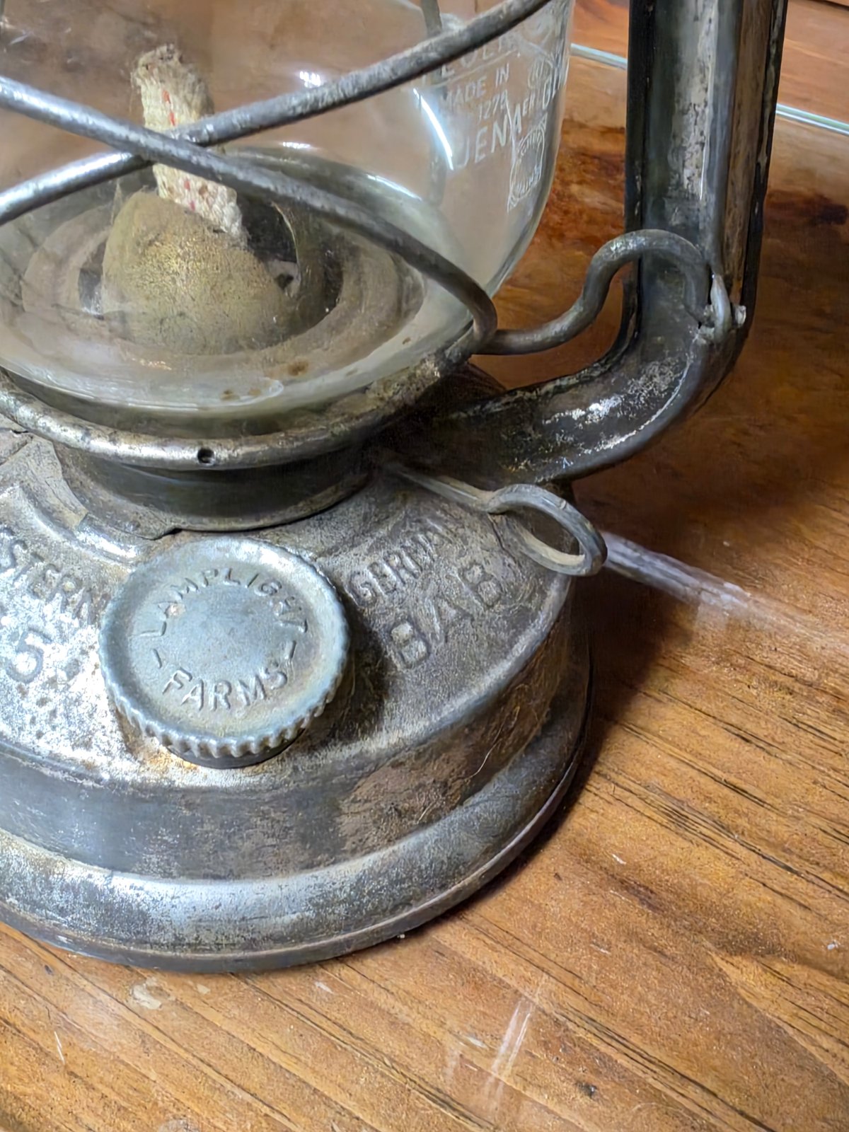 Vintage Feuerhand No. 275 Baby Hurricane Kerosene Lantern - Made in Western Germany — photo 5 of 6