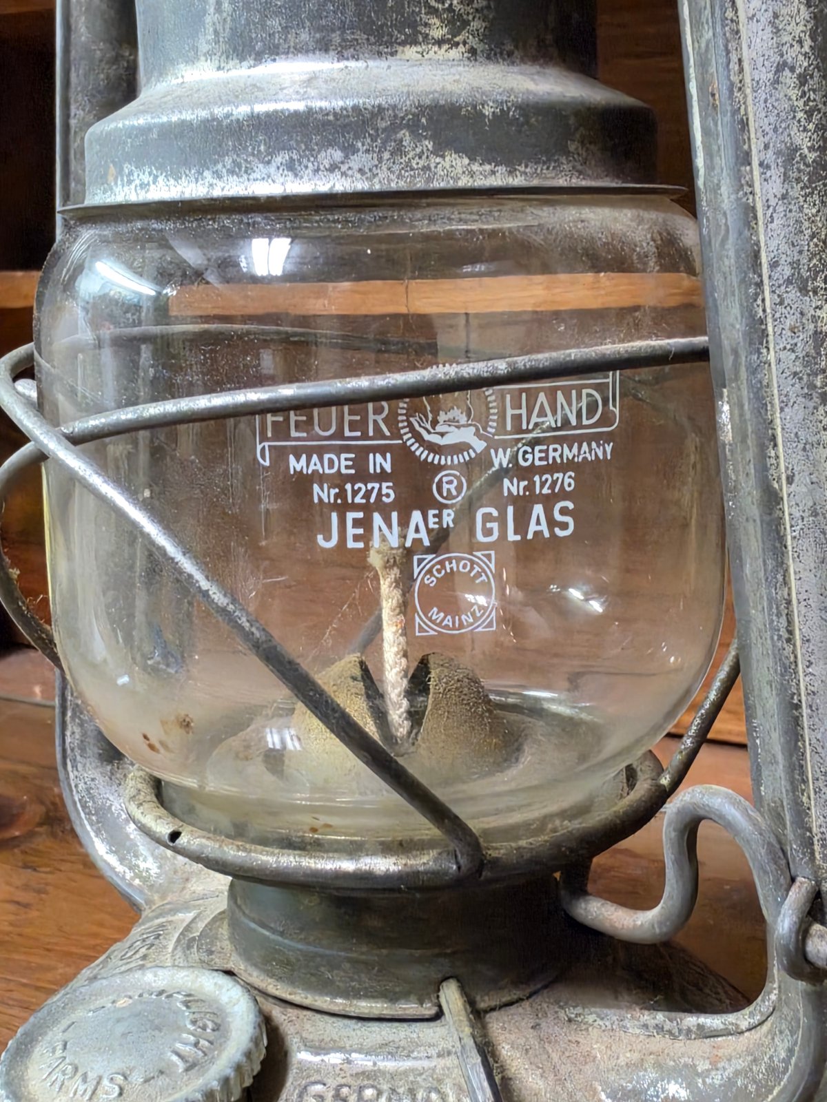 Vintage Feuerhand No. 275 Baby Hurricane Kerosene Lantern - Made in Western Germany — photo 4 of 6